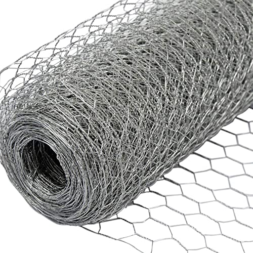 Wurko - Enrejado Triple Torsión Galvanizado 51 x 51 mm 150 cm Altura, Rollo 50 Metros