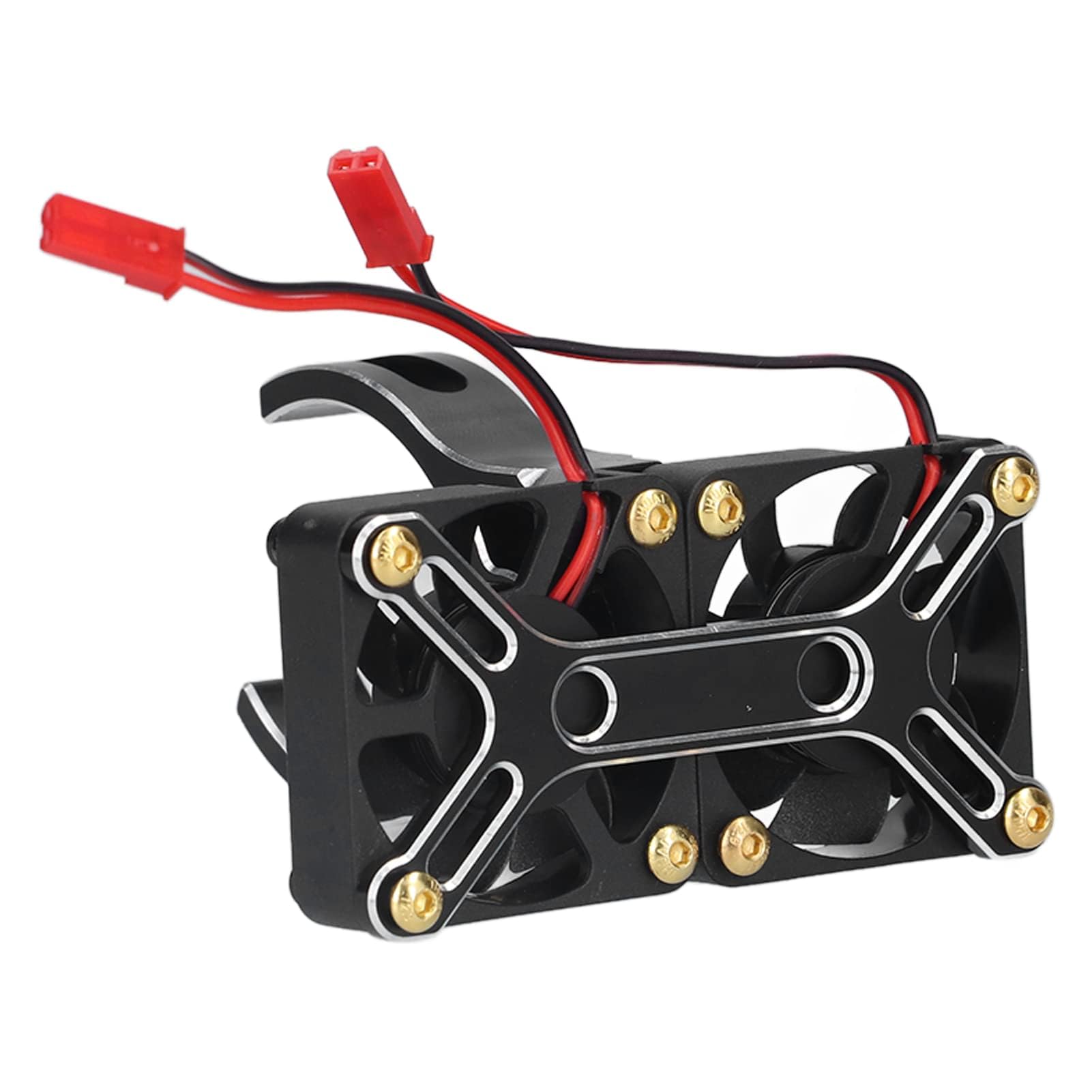 VGEBY 4985 1717 Bezszczotkowy wentylator chłodzący silnik, radiator samochodowy ze stopu aluminium Traxxas 1/5 RC (czarny)