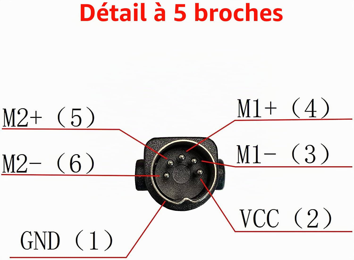 Commande pour Fauteuil releveur électrique,2 Boutons,connecteur à 5 Broches,1 Commande de Moteur,Compatible avec Les fauteuils releveurs Okin LIMOSS en Tant qu'accessoires de Bricolage