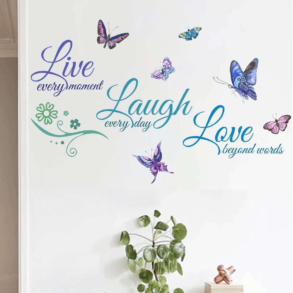 NOBRIM 3 Adesivi murali Decalcomanie motivazionali per la casa Aula Scuola Soggiorno Decorazione della Parete Adesivi murali Fai da Te Citazioni 18x39 Pollici