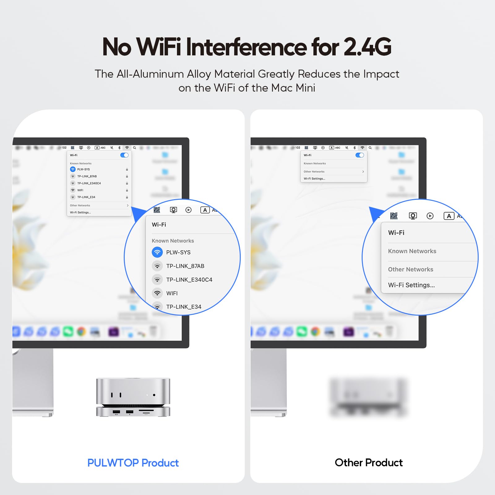 Base para Mac mini M4 con carcasa SSD M.2 de 4 TB (SSD no incluido), soporte para Mac mini M4/M4 Pro Hub con HDMI 4K @60Hz, accesorios de concentrador USB C MacMini 2024, 3 USB A 2.0, SD/TF 8