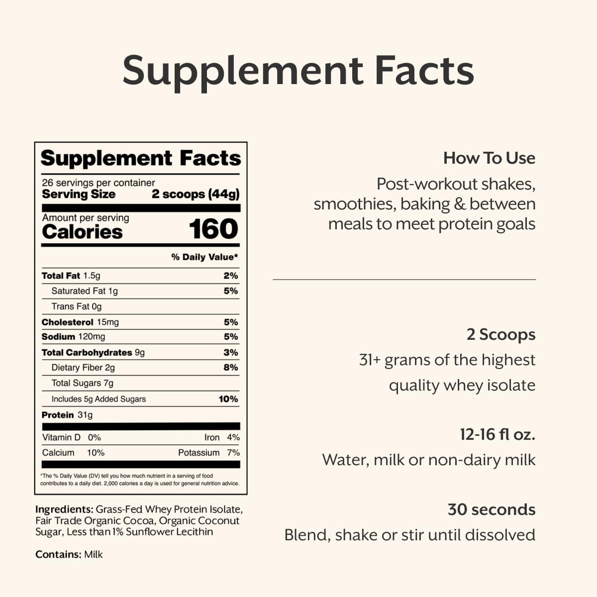 ProMix Nutrition Whey Isolate Powder, Chocolate - 2.5 Pound — Amazon image 6