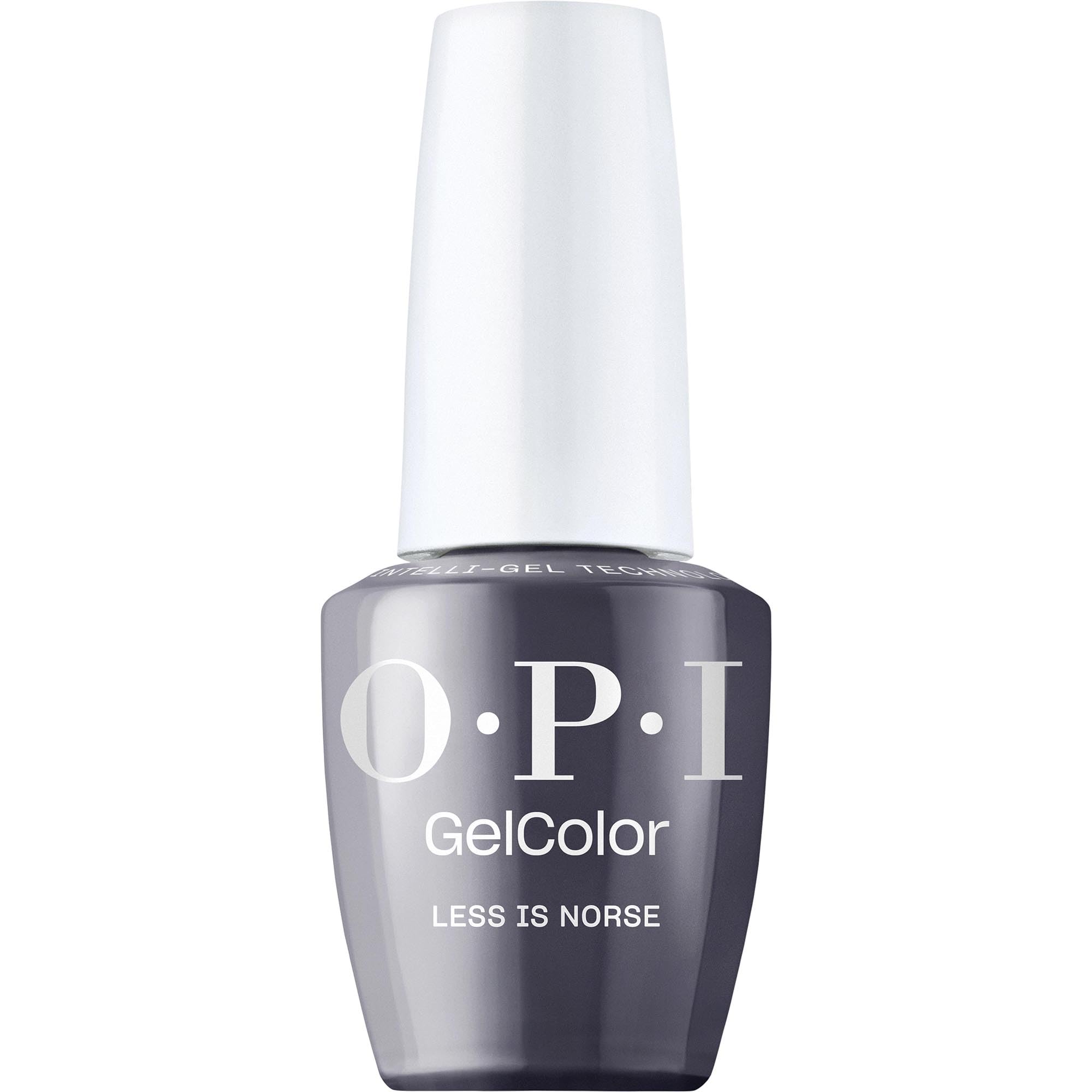 OPI GelColor LED Cure Gel Nail Polish White Gray Black Shades Salon-Quality Shine Long-Lasting Wear Easily Soak Off
