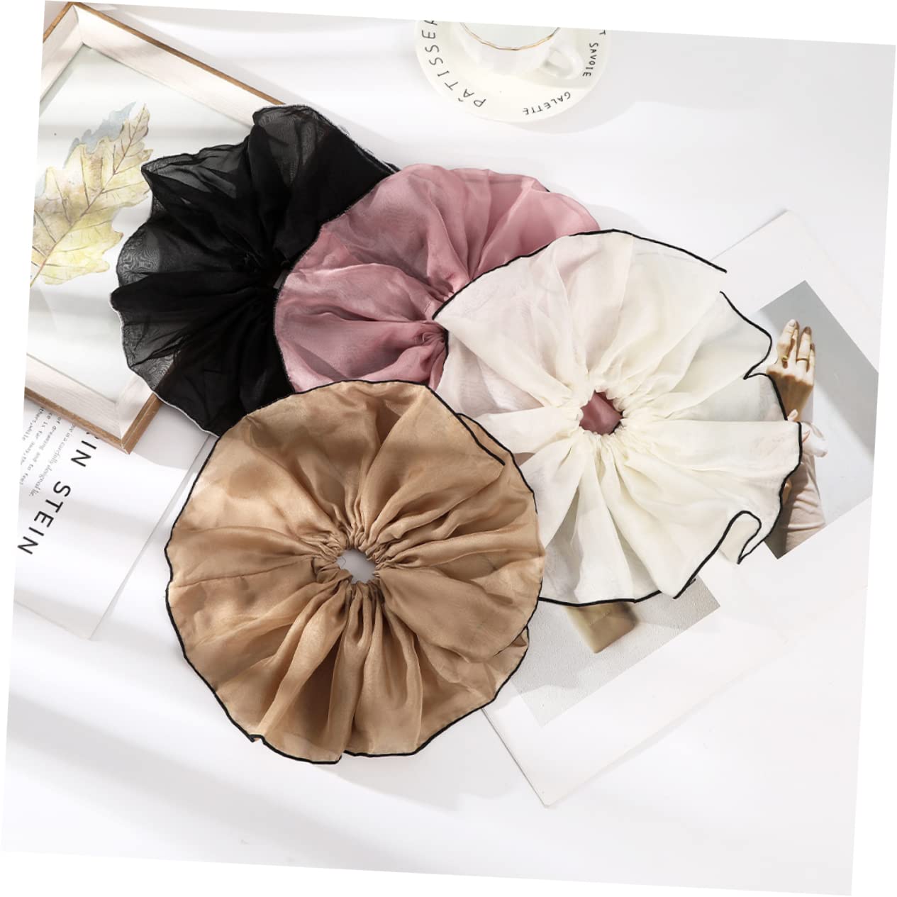 FRCOLOR 16 Piezas anillo de pelo coleteros scrunchies cintas para el cabello para niñas gomas para el pelo de las niñas gomas para lazo de elástico elasticidad cuerda de