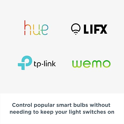 Miniatura 6 de Brilliant Interruptor de atenuación inteligente blanco - Compatible con Alexa Google Assistant Apple HomeKit Hue LIFX SmartThings TP-Link Wemo y más