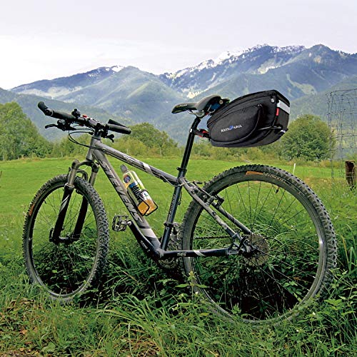 Rixen und Kaul KlickFix Unisex Fahrradtasche Contour Magnum Fahrradtasche, schwarz, Standard