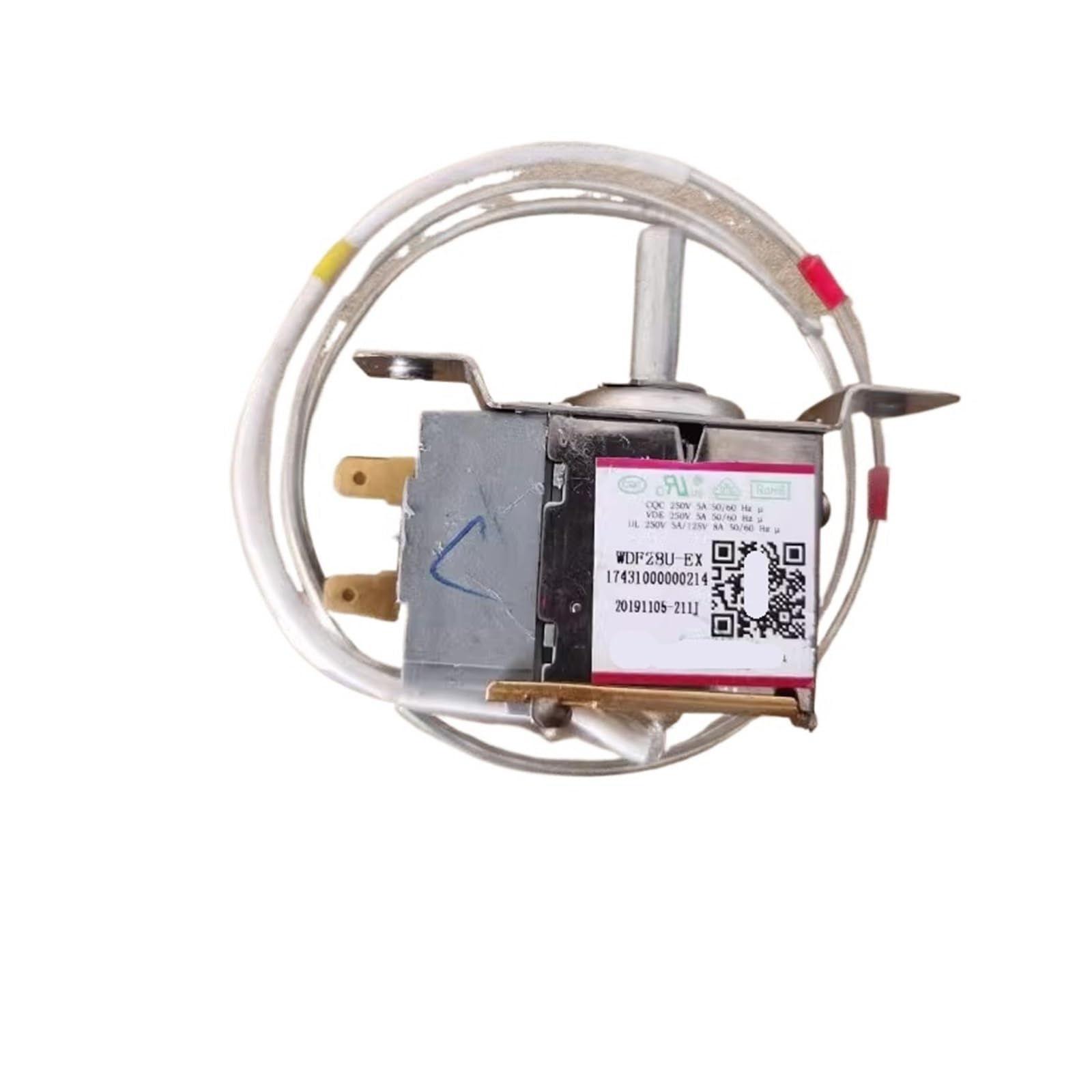 Fkymx 1Pcs Refrigerator Thermostat，Compatible For Midea，Wdf28u-Ex Temperature Control Switch Control Switch 50240701000K
