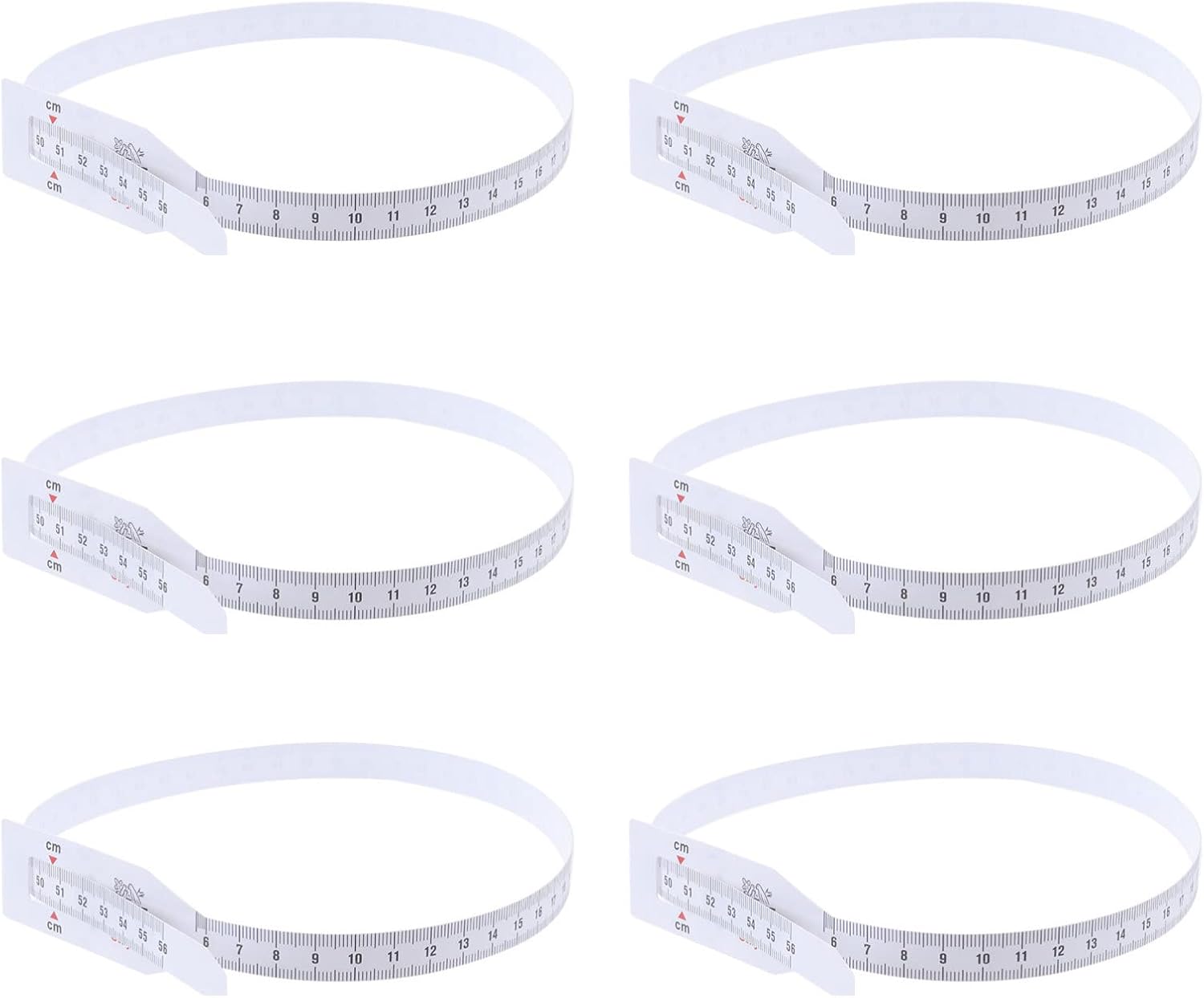 6 Pcs Infant Head Circumference Tape Measuring Tape Frontal Circumference Measurement for