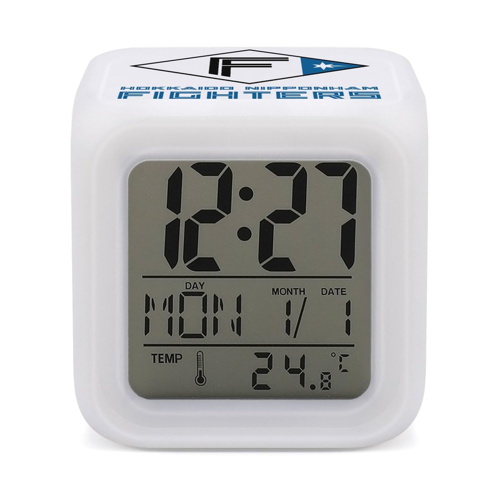 Amazon.co.jp: 目覚まし時計 北海道日本ハムファイターズ 置き時計