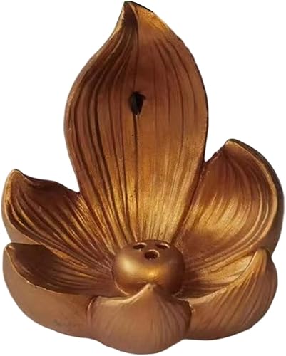 Lotus Backflow Incense Burner - Waterfall Style Decor For Meditation, Yoga, Or Home Gift
