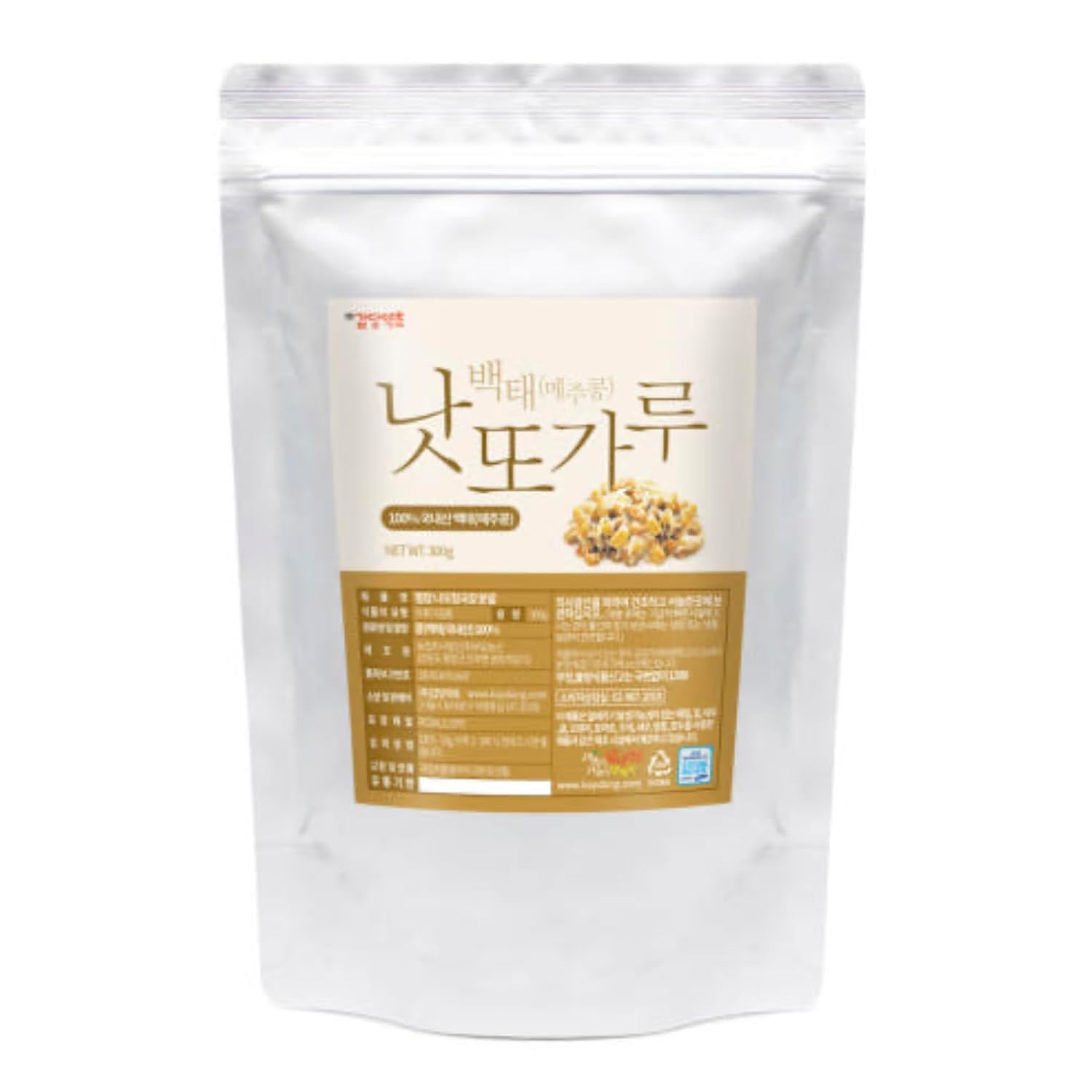 caincosmetic Soybean Natto Powder 100% Natural Nattokinase, Freeze-Dried Fermented Food, Vitamin K2, 10.6 oz (300g) Resealable Pouch - Authentic Korean, Easy-to-Mix Powder, Zipper Pouch
