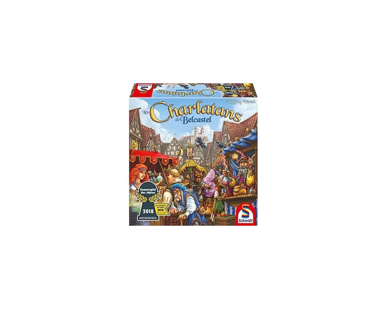 Schmidt Spiele 88194 Belcastel Quacks, Strategy Game, 2-4 Players, Multicolored