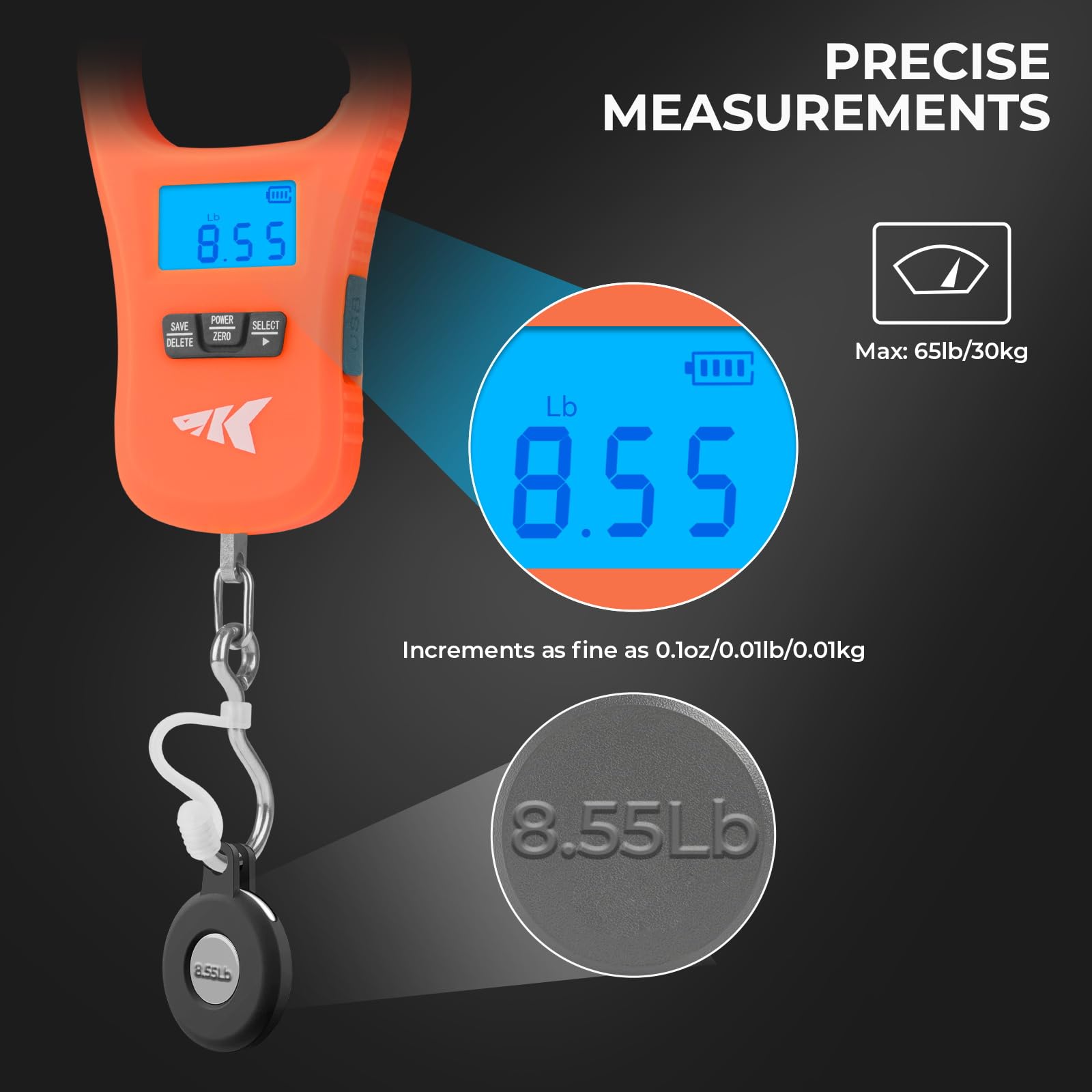KastKing ToughTide USB Fishing Scale -5