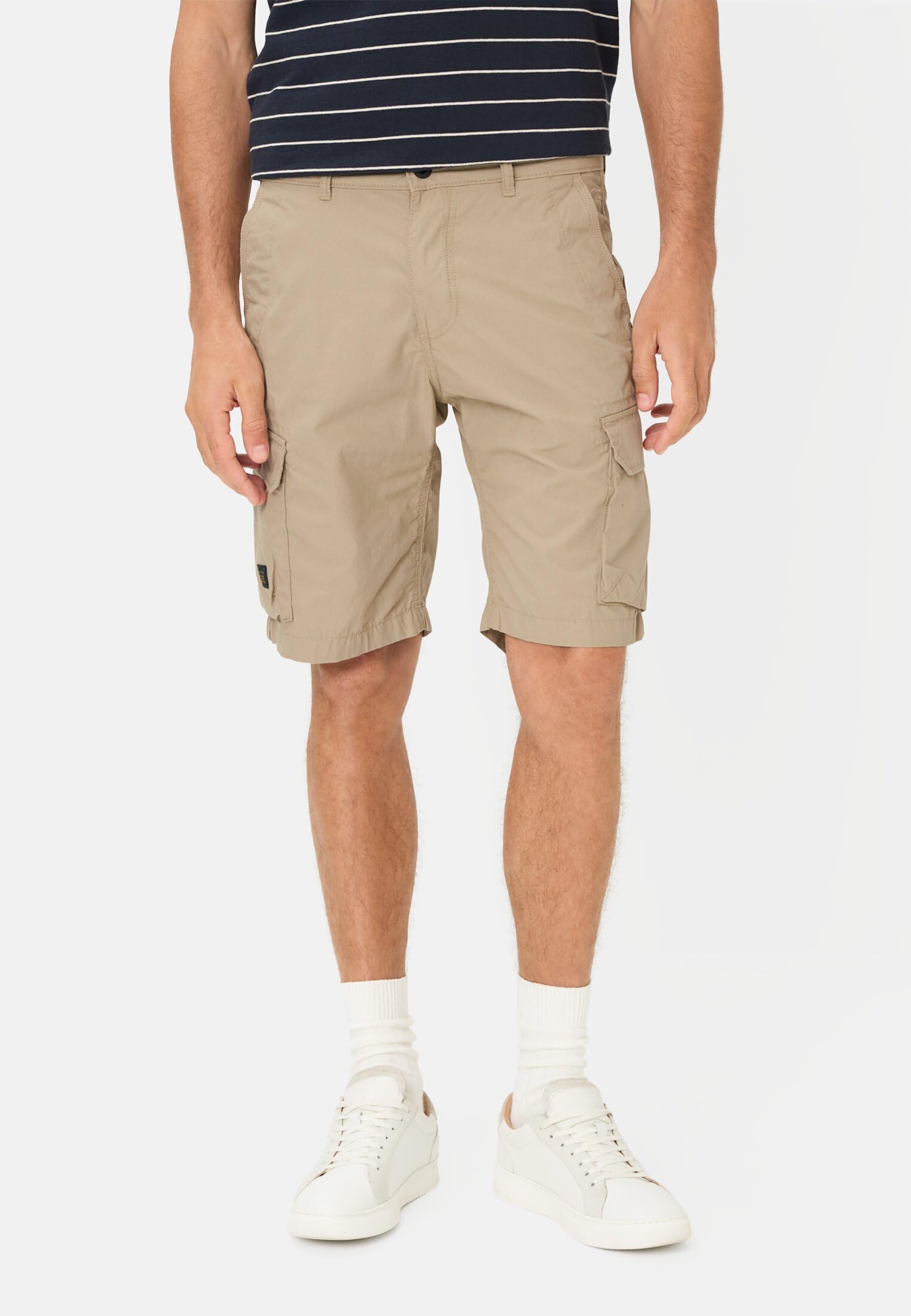 camel active Herren Cargoshorts aus Reiner Baumwolle