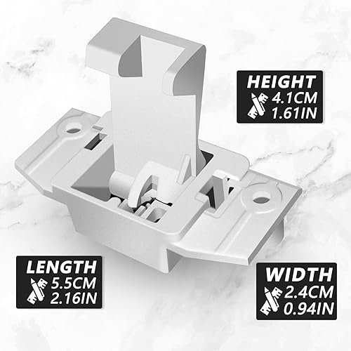 Miniatura 5 de WISINY WH02X24399 4455158 - Interruptor de bloqueo de tapa de lavadora compatible con Ge, piezas de repuesto para cerradura de cubierta de lavadora