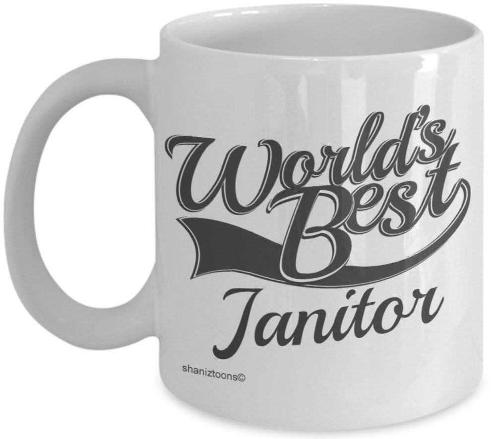 Janitor World's Best Novelty Gift Mug
