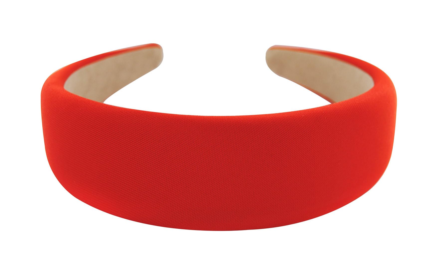 axy Breiter Haarreif mit Stoff gepolstertes Candy Colours - Wunderschön Stirnband Haarschmuck Haarreifen HRK2A (Orangerot)