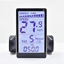 Mcezdy Ebike Display, UART No. 2 Protocol, 24V-60V Aluminum Alloy Frame Cycling Computer, Ebike LCD Display with Waterproof 5-Pin Connector, Enriching Cycling Journey (M5-5-Pin) gallery image