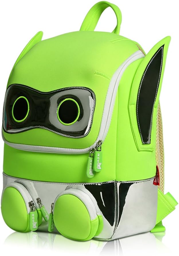LYCSIX66 Toddler Kids School Backpack, 3D Robot Children Preschool Bag Kindergarten Bookbag Travel Bag for Boys (Large)