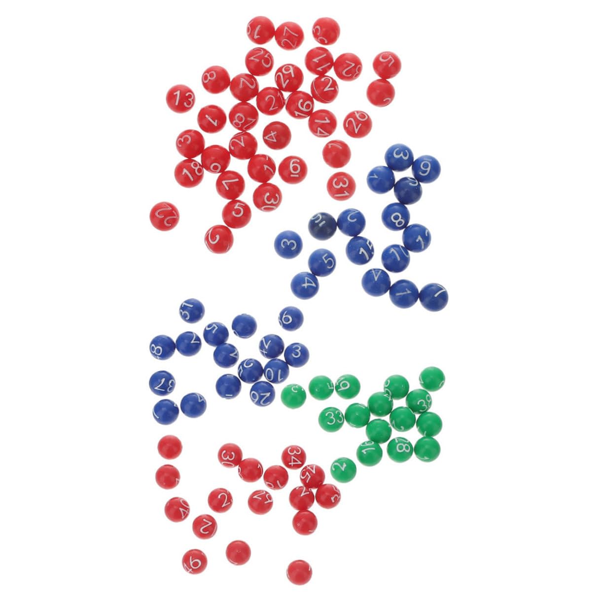 Toddmomy 2Packs Small Plastic Raffle Balls for Balls for Party Activities for Bingo Raffles and Event Entertainment