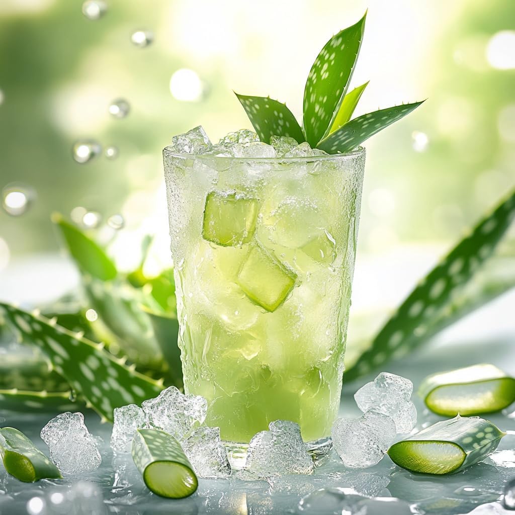 ALEO 0.5L Premium Aloe Vera Drink - Natural, No Preservatives, No Artificial Colors Superior Taste Award 2025