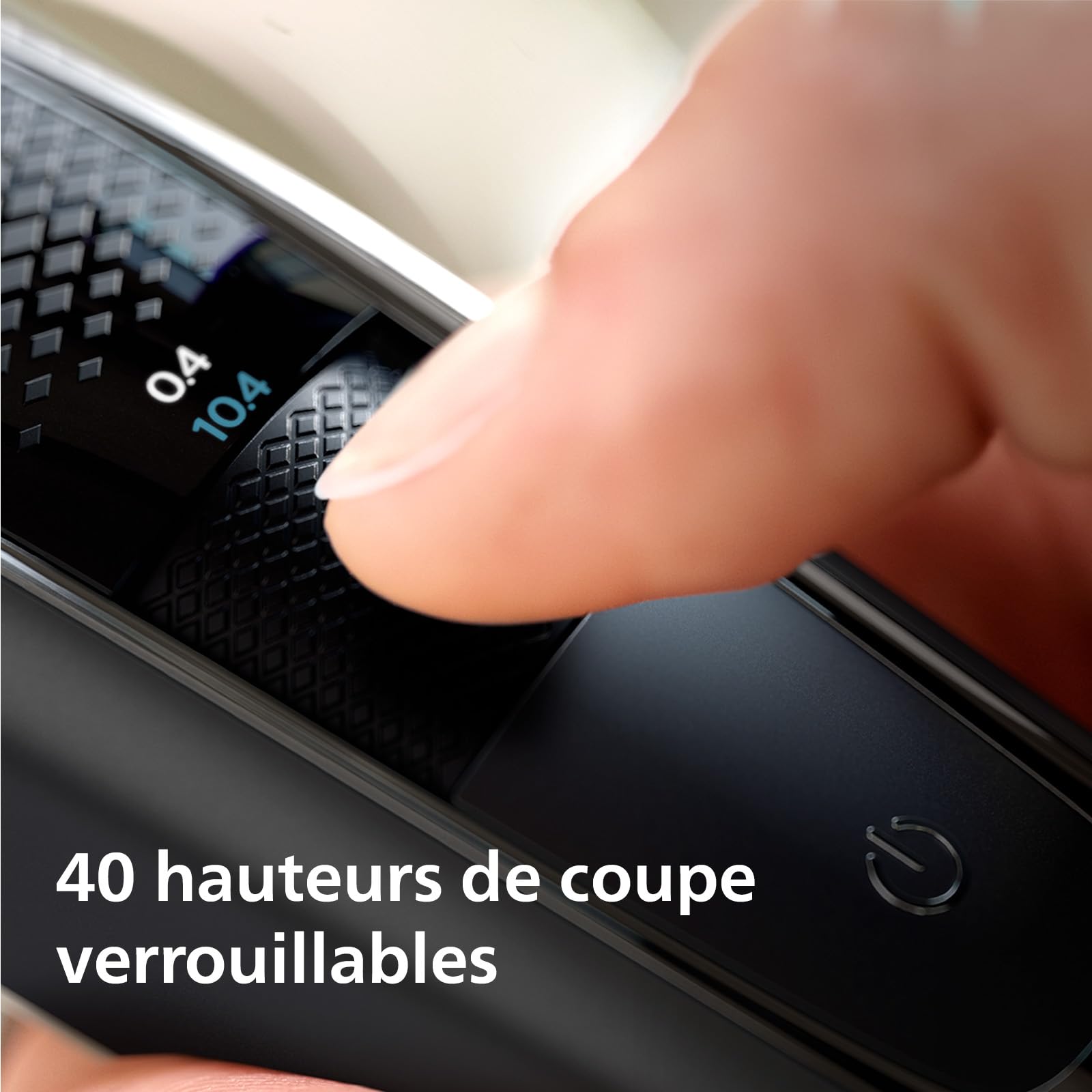 Philips Tondeuse à barbe Series 5000 - tondeuse à barbe électrique avec sabot, système de guide de coupe Pro, 40 hauteurs de coupe réglables, 90 min d'autonomie et charge de 1 heure (modèle BT5515/20)
