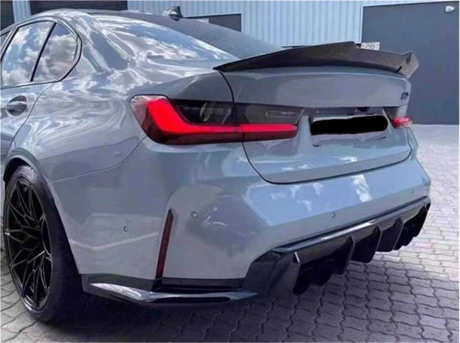 Spojlery tylne Do Bmw M3 G80 2021-2025 Spojler samochodowy | Przednia Warga Tylny Dyfuzor Zderzak Korpus Boczna Dokładka Zestaw Spoiler Wlot Powietrza
