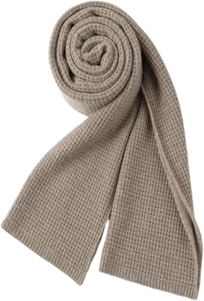 JSEIAJB Thickened Warm Knit Scarf Gift Cashmere For Men In Winter