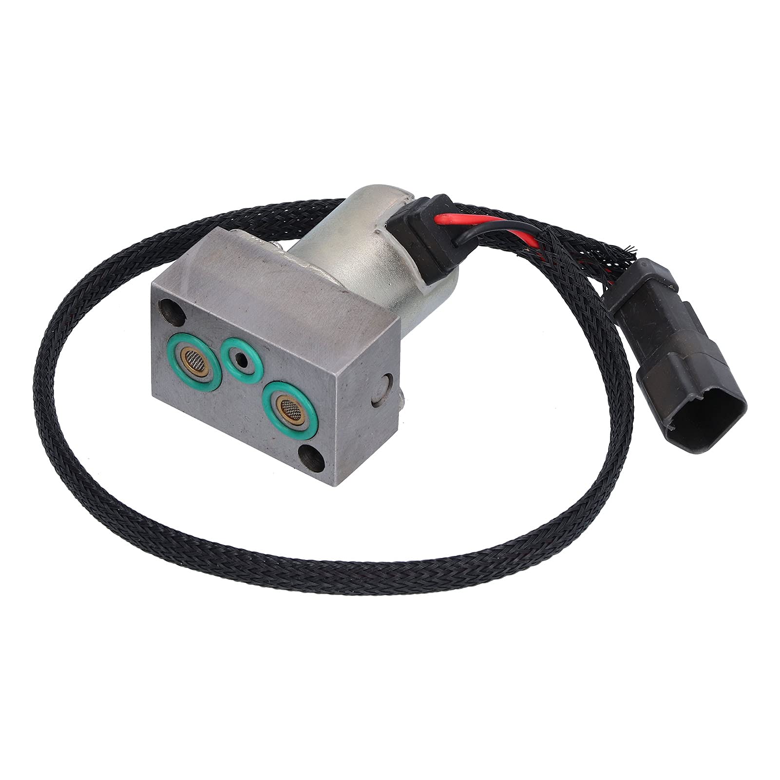 Électrovanne de pompe hydraulique en acier durable pour système d'excavatrice DC12V