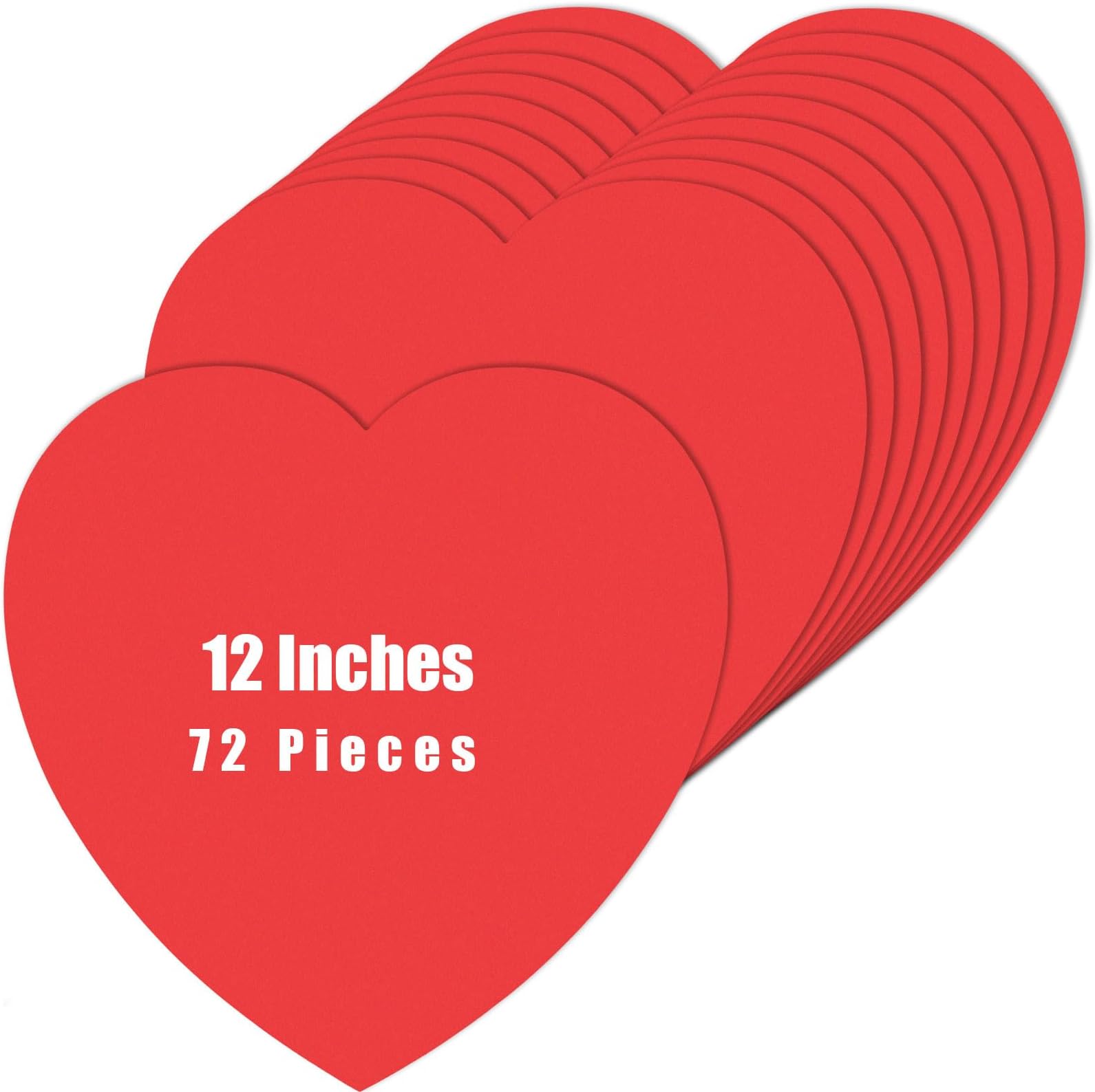 Geyee 108 Pcs Heart Cutouts Paper