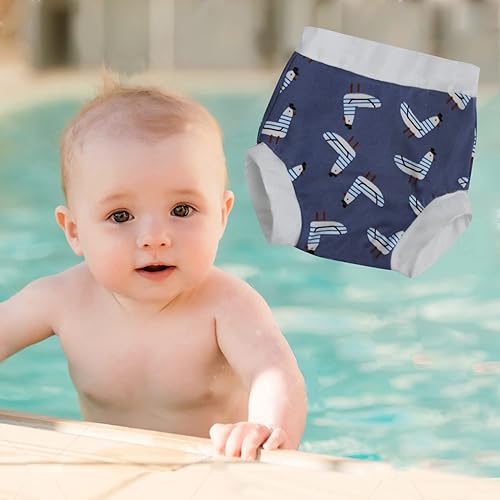 Miniatura 6 de Joyo roy 2 pañales de natación para bebé, pañales de natación reutilizables, pañales para bebés, pañales de natación reutilizables, pañales de