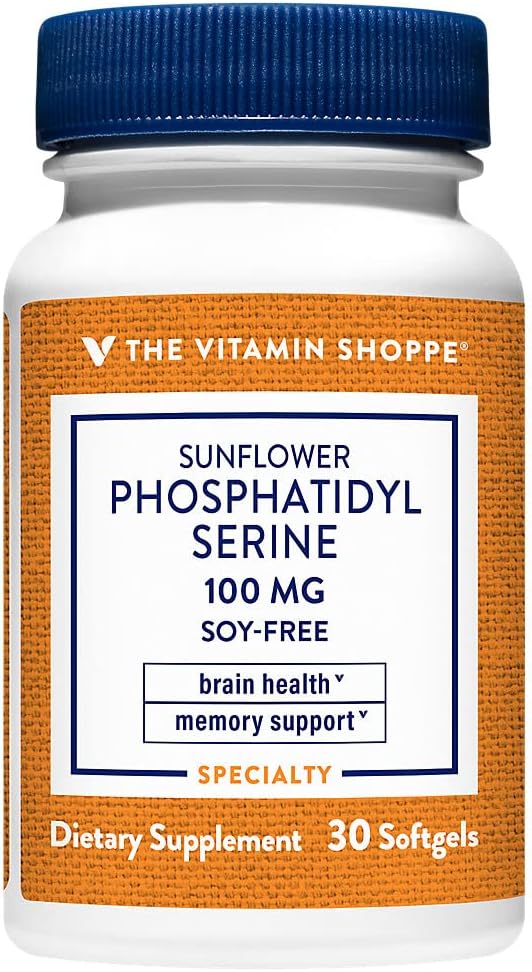 The Vitamin Shoppe Sunflower Phosphatidylserine 100 MG (30 Softgels)