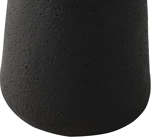 Miniatura 4 de Mesa auxiliar cilíndrica de hormigón, mesa auxiliar con escritorio de madera sintética, mesa auxiliar decorativa, taburete de plantas para