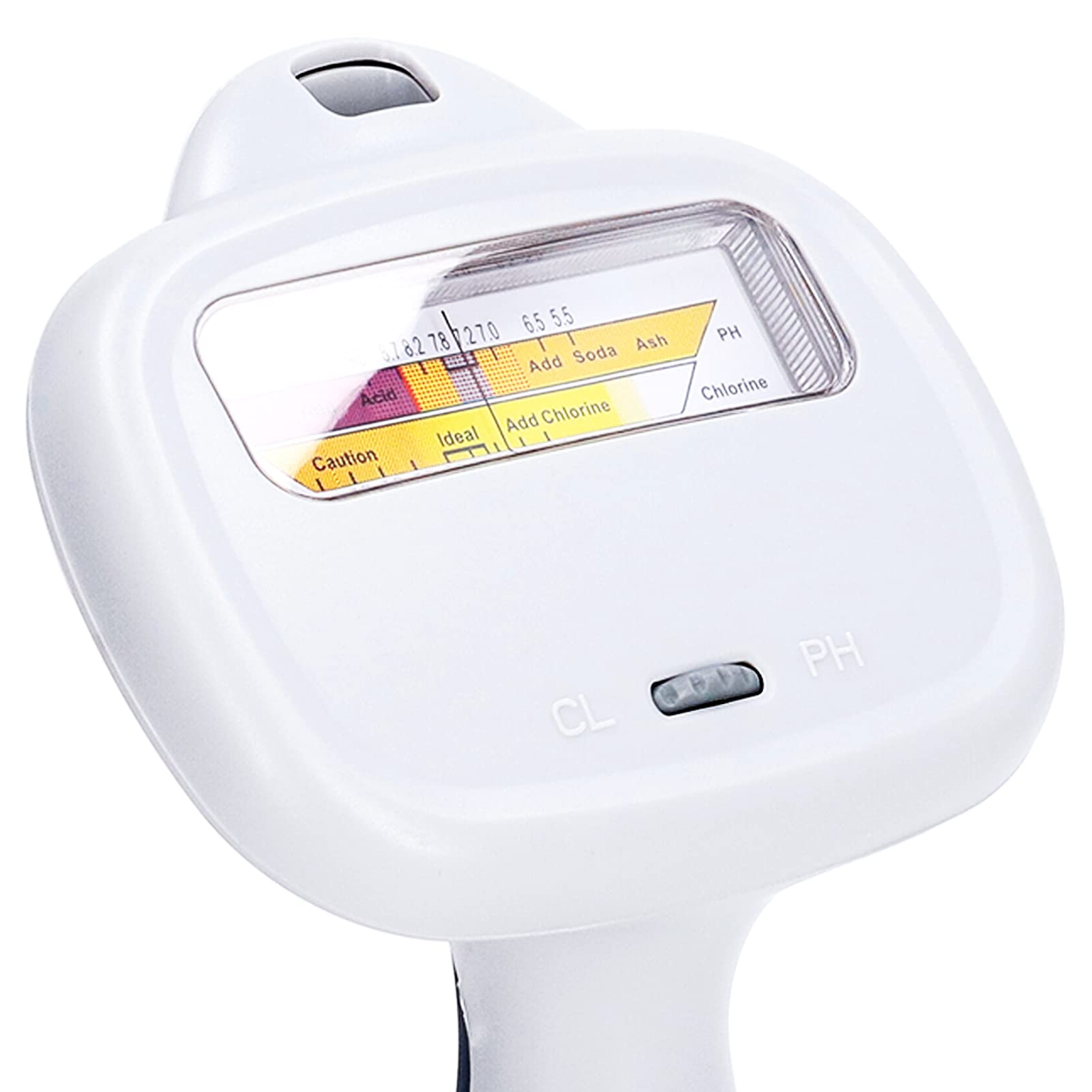 Fockety Tester Di Qualità Del'acqua, 2 in 1 Portatile Cloro e Ph Tester per Piscina Cloro, Analisi della Qualità Del'acqua Monitor Ph Meter con Sonda per Piscina Spa