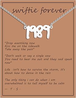 Taylor Necklace Swifties Album Music Lover Mid night Eras Speaknow Fearless All too well Folklore Jewelry Inspired Fans Gift 1989 Evermore Reputation Red Rep Anti-Hero