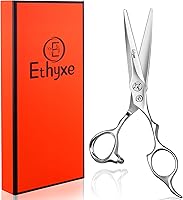Ethyxe Professional Hair Cutting Scissors - Ultra Sharp 440C Stainless Steel Barber Shears for Salon, Home, Precise Trims & Styling