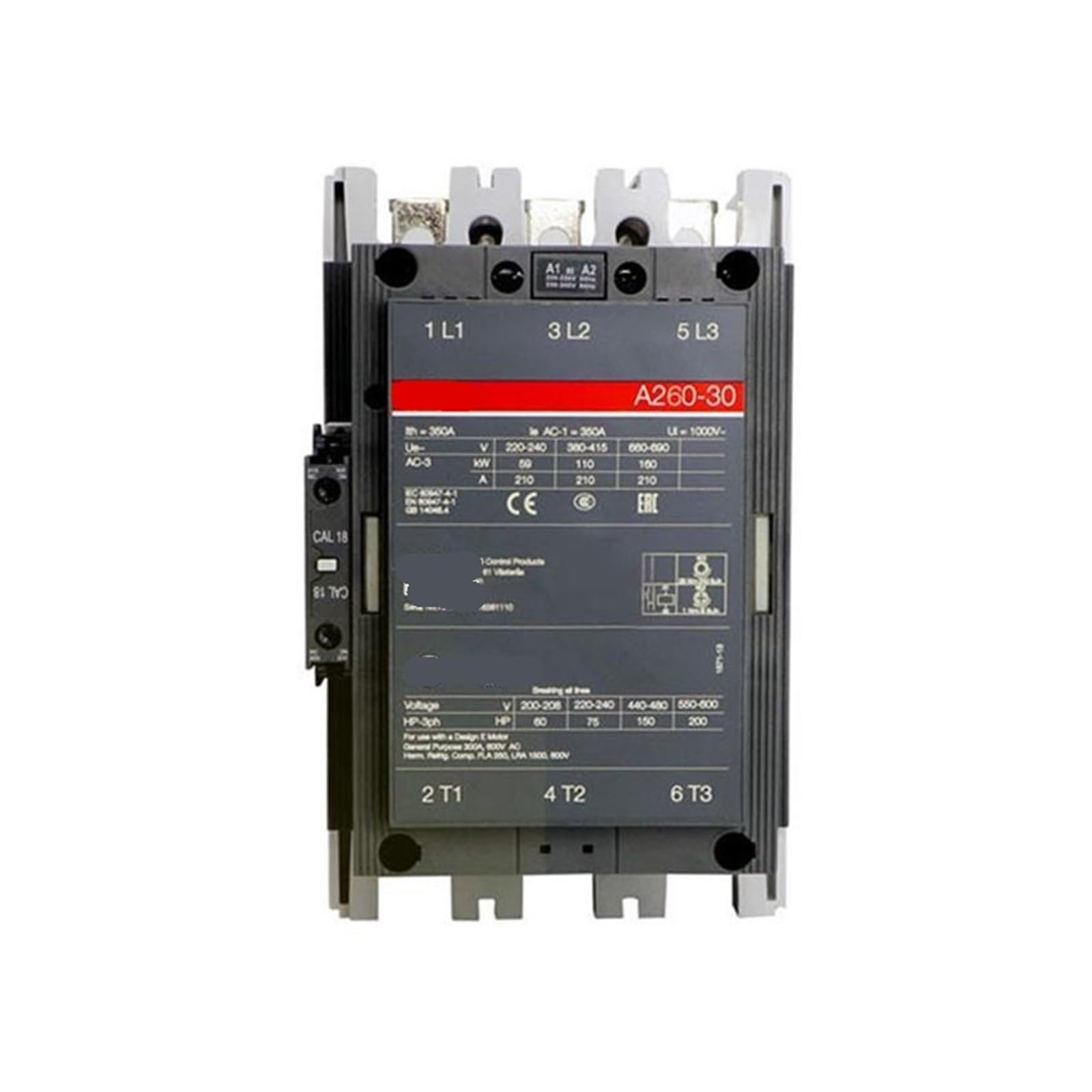 LKPEHTAGN AC contactor A260-30-11 * 220-230V 50Hz/230-240V 60Hz