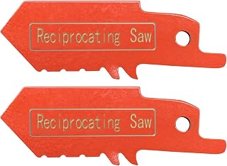 Verplexter 2-Pack Reciprocating Saw Blades for Drywall & Plaster - Dust-Reducing, Universal Fit Milwaukee DeWalt Makita