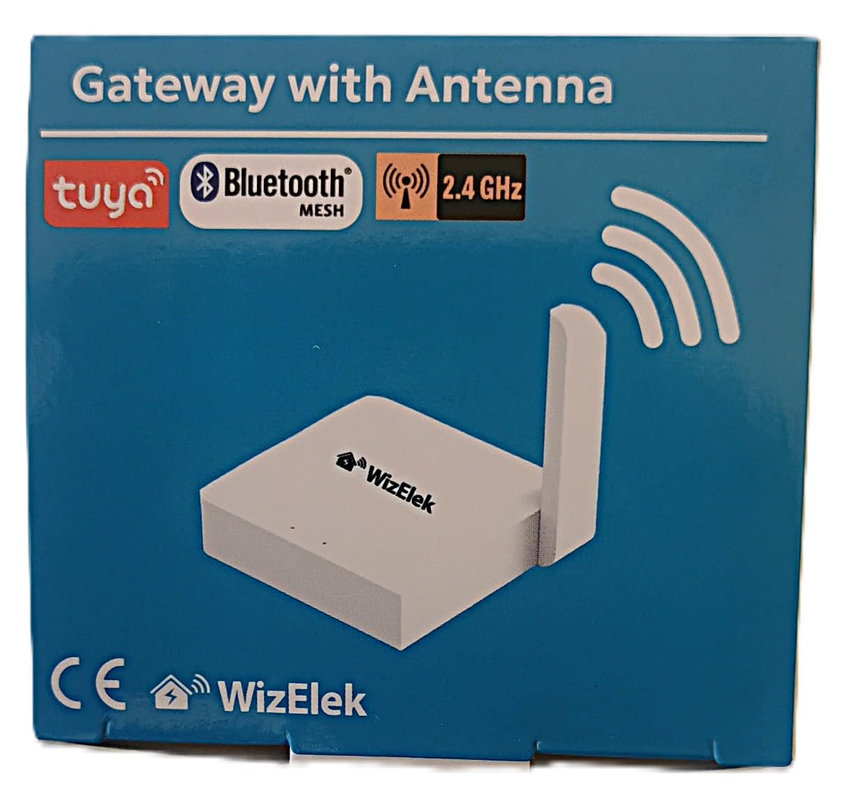 Gateway Bluetooth/Wi-FI 2,4 GHz specifico ecosistema Tuya - Antenna pieghevole per aumentare la portata - Supporta fino a 20 connessioni simultanee