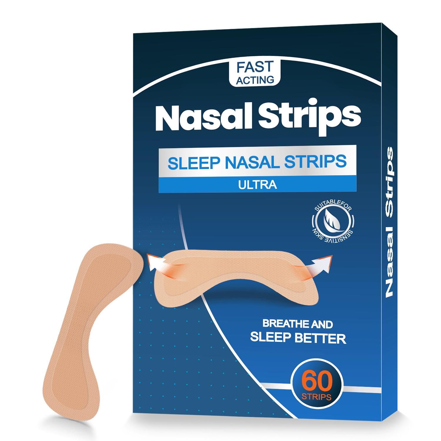 60 Pcs Nasal Strips for Snoring Extra Strength Nose Strips for Breathing Y — Amazon image 10