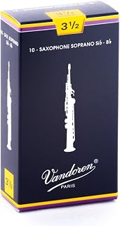 Vandoren Traditional Soprano Saxophone Reeds-Str. 3.5