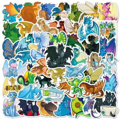 50-Pack Wings of Fire Graphic Novel Sticker Collection – Unleash