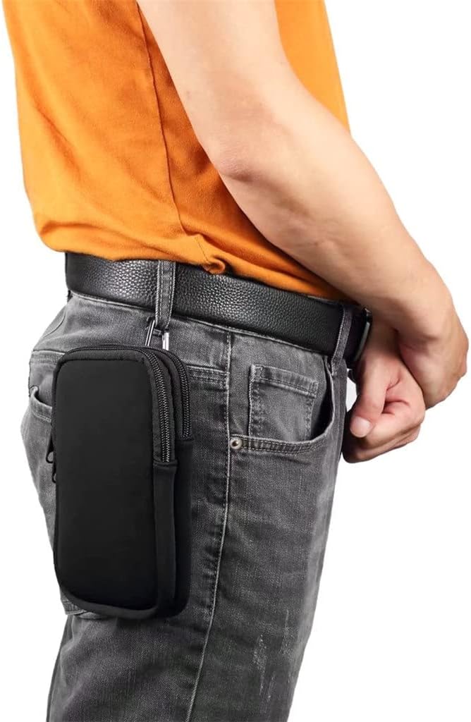 Waterproof Travel Pouch Mobile Phone Bag Outdoor Men Waist Belt Clip Case Holster