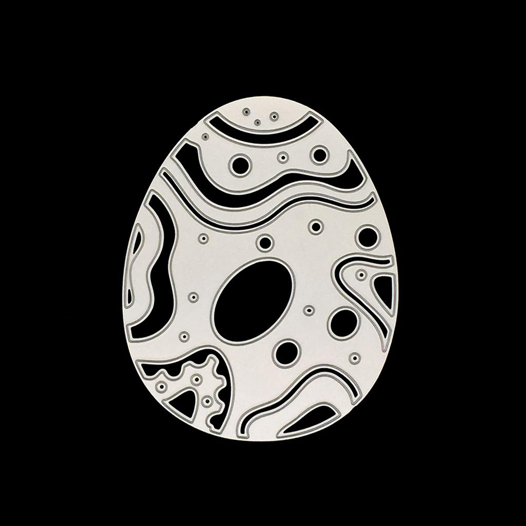 Stencil Acciaio Carbonio Per Biglietti Fustella In Metallo Per Uova Di Pasqua, Stencil Fai Da Te, Album Taglierine Per Cartoncino Decorativo