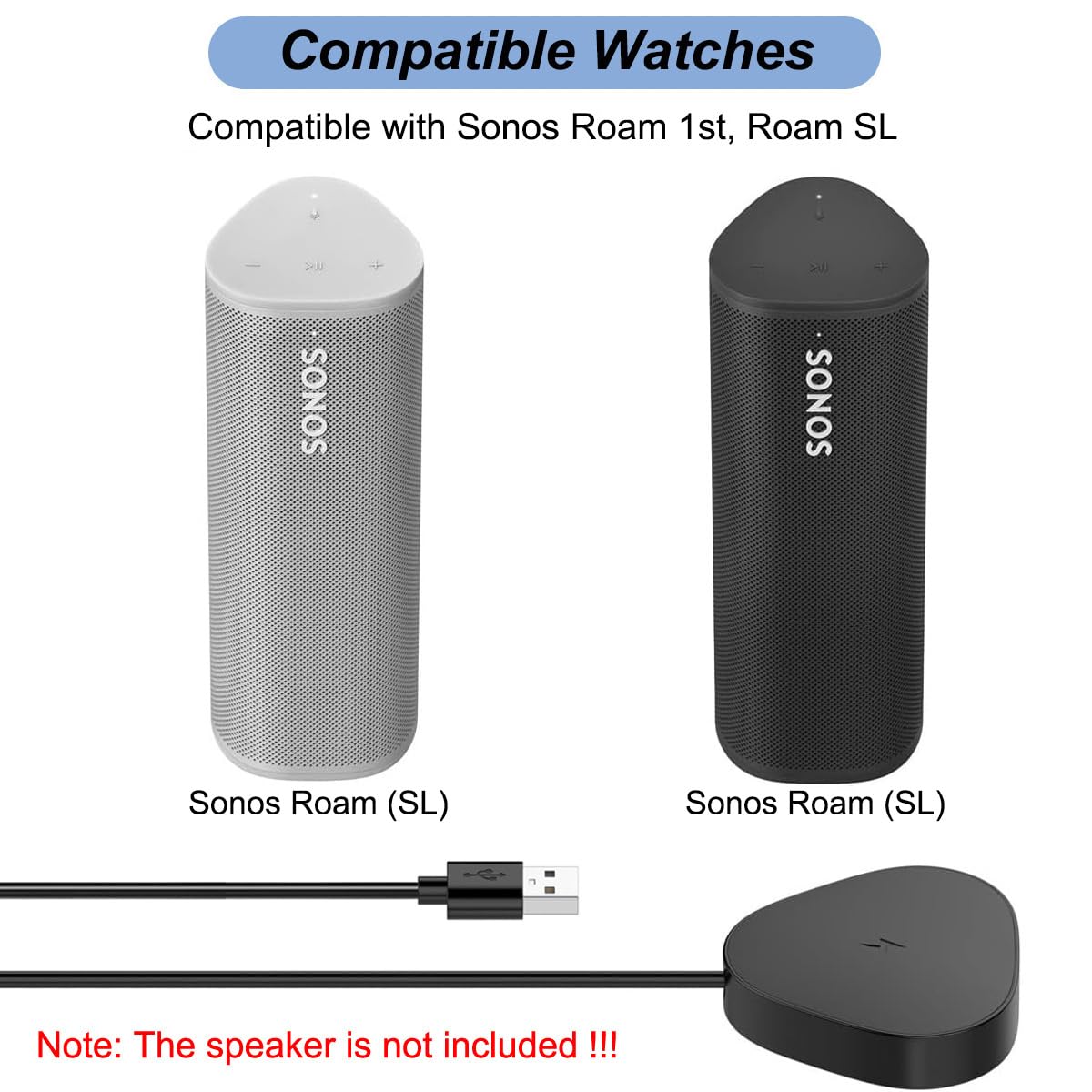 Amazon.co.jp: Sonos Roam用充電器、Sonos Roam SLポータブル
