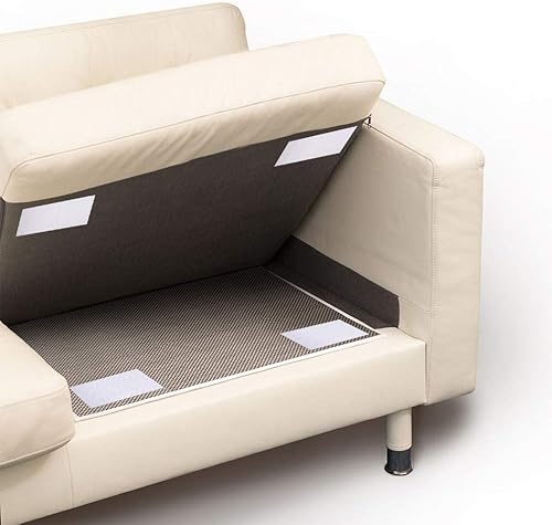 Vista 13 de Cinta de velcro Melsan, con cinta adhesiva fuerte montaje en hogar u oficina, en ligar de tener que hacer agujeros y usar tornillos, color Blanco