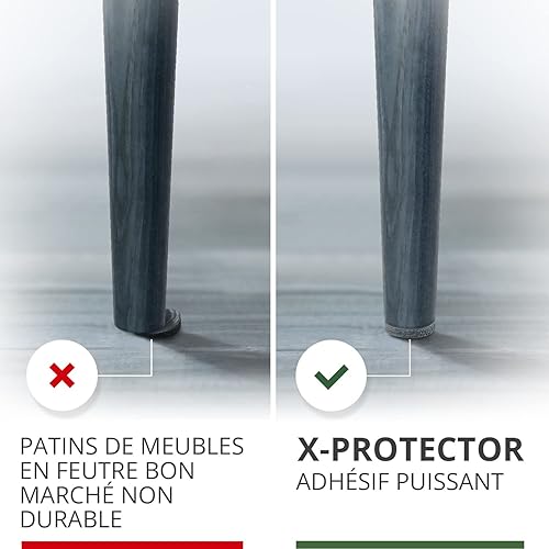 Miniatura 27 de Almohadillas de fieltro protectoras para muebles de X-PROTECTOR - 48 almohadillas de fieltro, protectores de suelo de madera o suelos duros