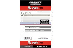 AT-A-GLANCE Refill 2024 Weekly & Monthly Planner