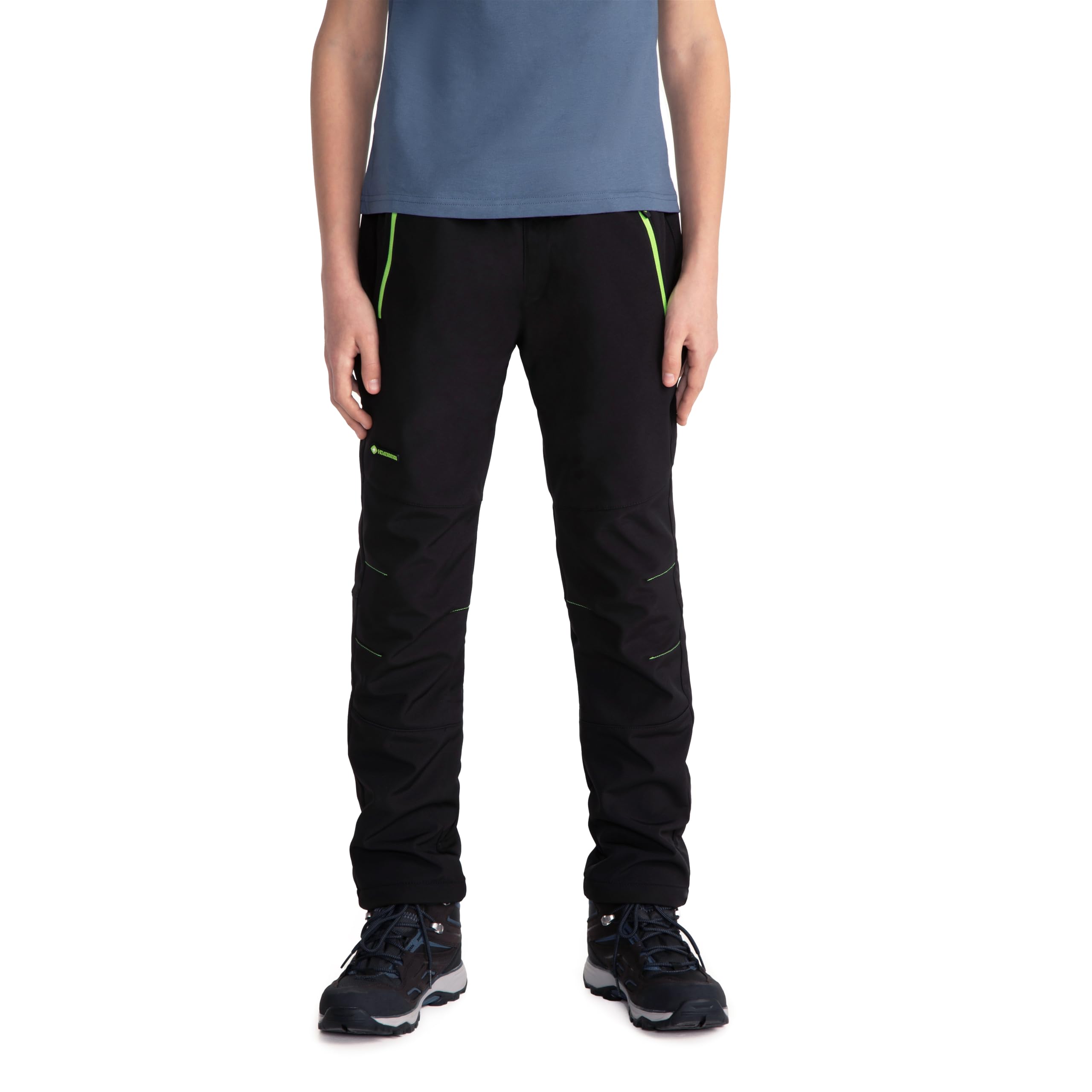 Höhenhorn Tiegun Pantaloni Softshell per Bambini Ragazzi Ragazze Outdoor Pantaloni Foderati Pantaloni da Snowboard Impermeabili Traspiranti