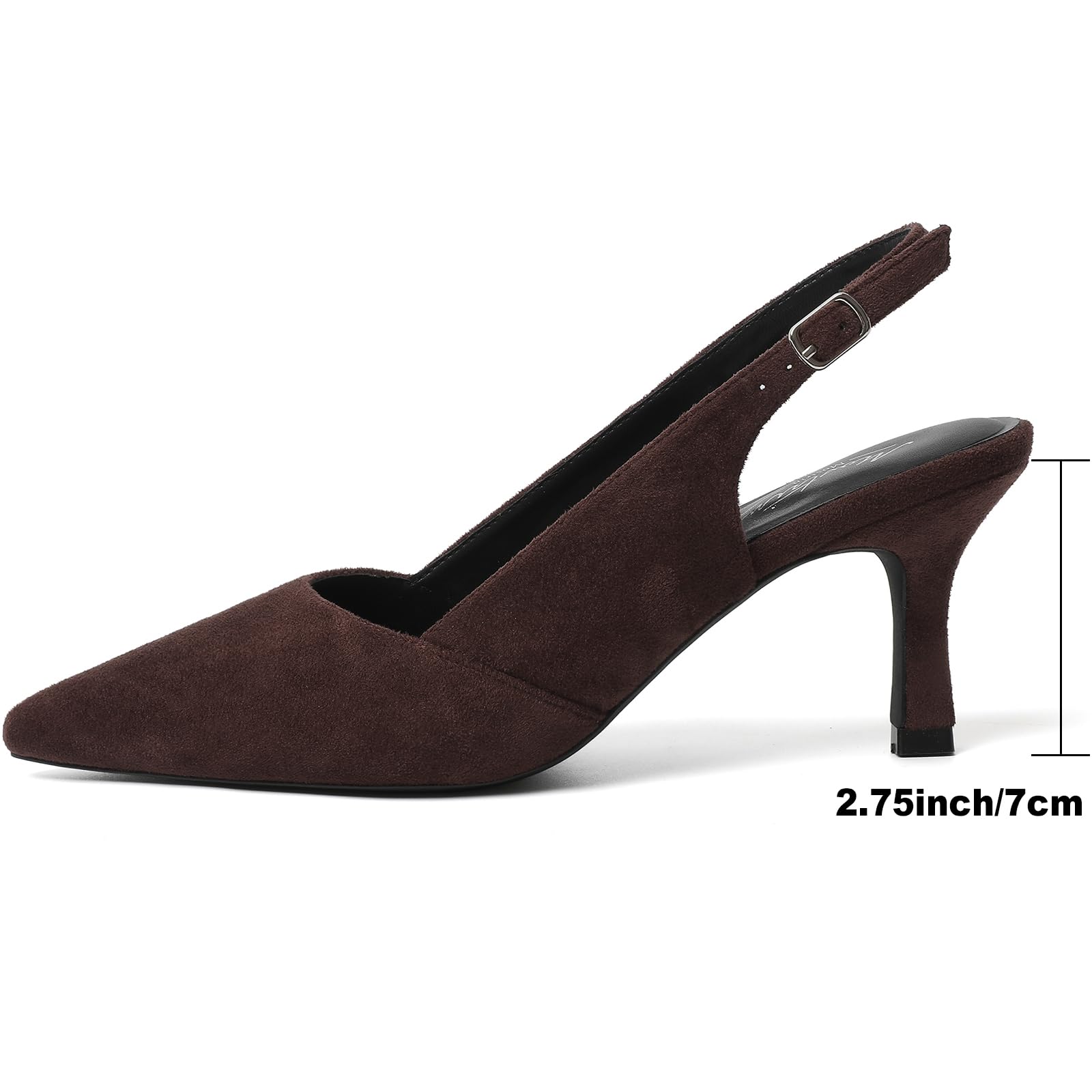 Mostrin Damen-Pumps mit geschlossenem Zehenriemen, Kätzchen-Design, für Hochzeit, Party, Pendler